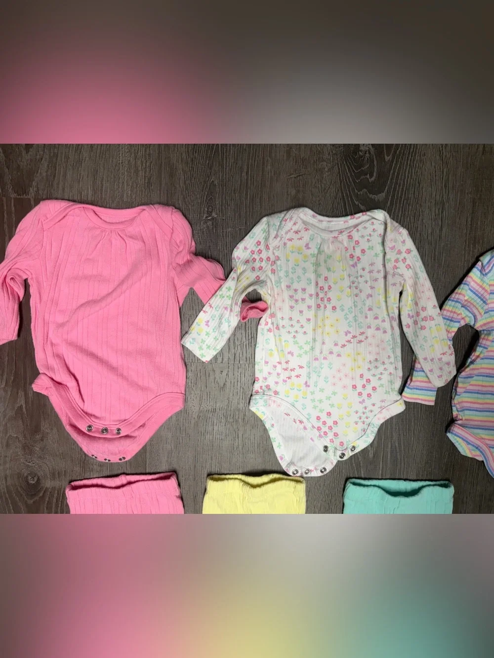 6 Garanimals Ribbed bodysuits & pants